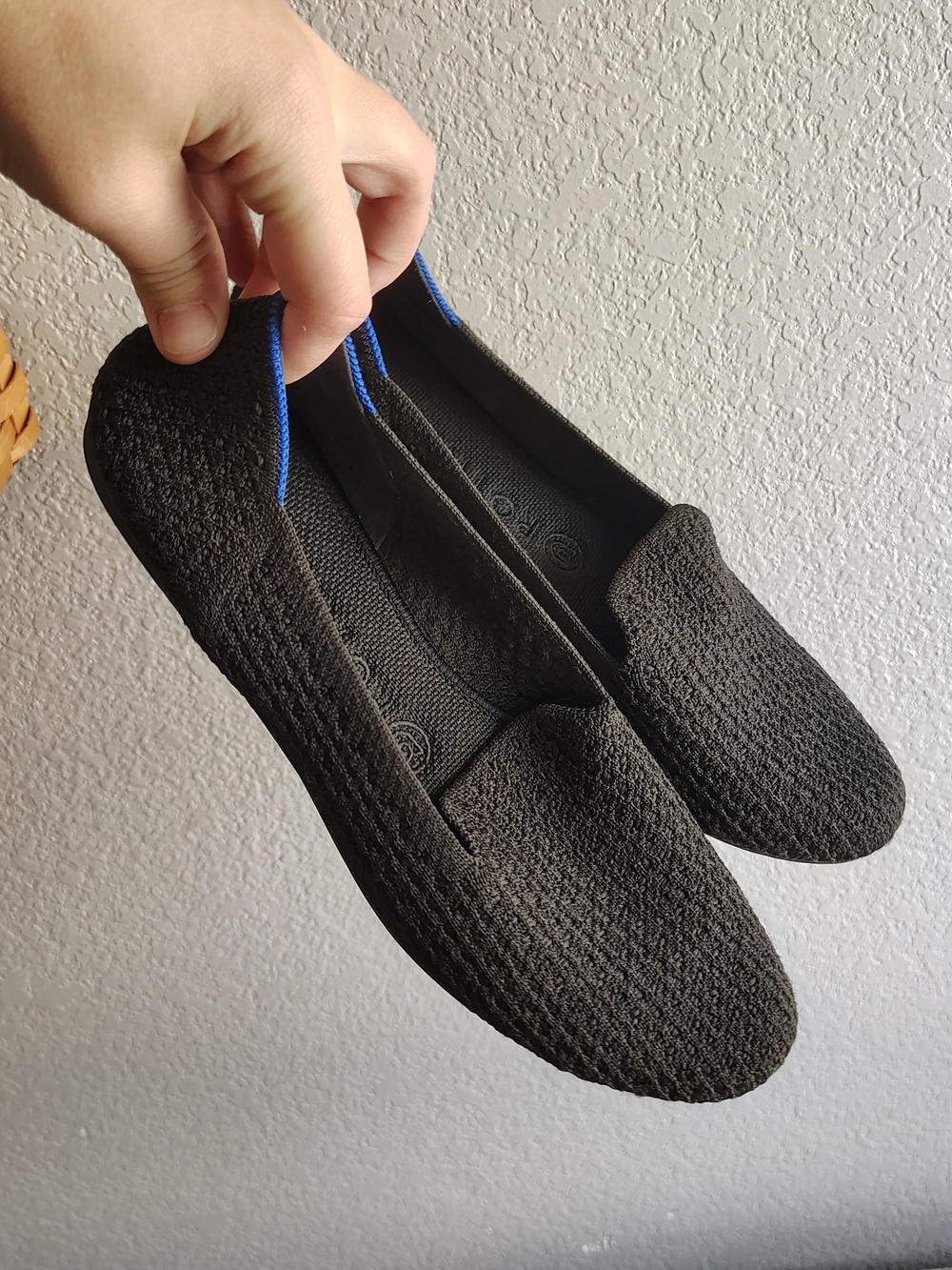 Rothy's Black Knit Loafers Woman's Size US 9